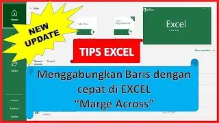 Menggabungkan baris dengan cepat pada Microsoft Excel #Shorts