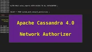 Apache Cassandra 4.0 Network Authorizer