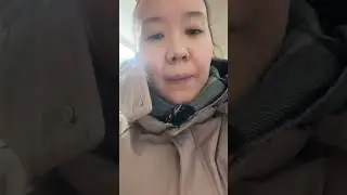 Всем привет у нас в Астане выпал первый снег 2024// иду в клинику//замерзла//осень//зима
