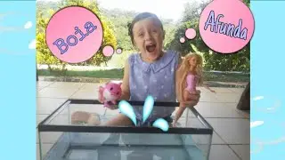 Brincando de Afunda ou Boia ⚓😮