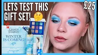 TESTING THE REVOLUTION X GAME OF THRONES WINTER IS COMING GIFT SET ❄️ | makeupwithalixkate