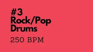 Rock/Pop Drum Loop #3 - 250 bpm