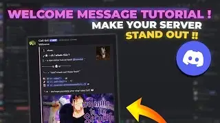 [2026] Create Welcome Welcome Message for your Discord Sever | Carl Bot | Mee6 | Discord Tutorial