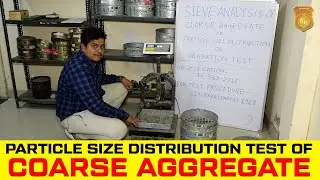 How to Perform Sieve Analysis of Fine Aggregates Test | Particle Size Distribution test