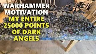 WARHAMMER MOTIVATION MY ENTIRE 25000 POINTS OF DARK ANGELS