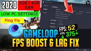 ✅ GAMELOOP 2020 100% Lag Fix | PUBG Mobile Fix Lag in Gameloop Emulator | EMULATOR UPDATE FPS BOOST