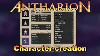 Let's Play Antharion - 1 - Character creation