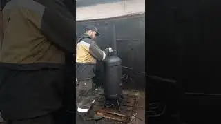 Печь косвенного нагрева для Бассейна,  печь из баллона