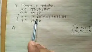 CFG To CNF Conversion