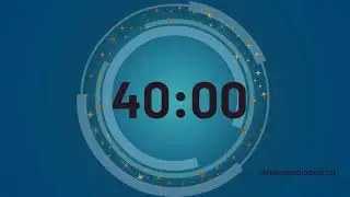 ⏳ Cuenta Regresiva de 40 Minutos | Temporizador Silencioso |⏳ 40-Minute Countdown Timer