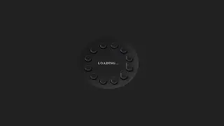 Animated Dot Circle Loader Using Only HTML & CSS | 3D Loading Effect