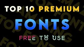 Top Best Fonts For Youtube & Designer | Fonts For Pixellab | Fonts For Kinemaster