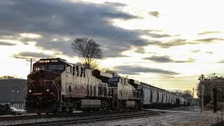 NS & CSX Railfanning at Wellford, Greer, & Duncan with Pennsylvania heritage unit 12/17/24