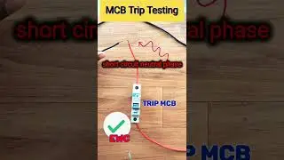 MCB short circuit Testing ।। MCB Testing ।। 