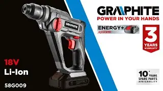 GRAPHITE 58G009 Energy+ Młotowiertarka akumulatorowa