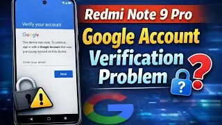 Redmi Note 9 Pro Google Account Verification Problem |Without Pc | MIUI 14 |MI Note 9 Pro Frp Bypass