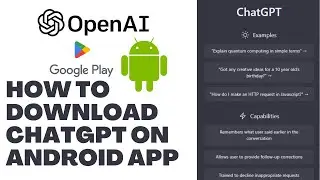 Chat GPT Android App Download⏬How to Download Chat GPT on Android?👇