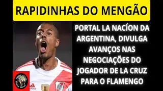 AVANÇO NAS NEGOCIAÇÕES PARA CONTRATAÇÃO DO JOGADOR URUGUAIO DE LA CRUZ, PARA O FLAMENGO.