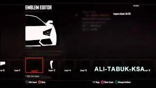 بلاك اوبس تصميم لمبرجيني Black Ops - The Lamborghini Emblem