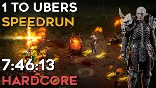 LEVEL 1 TO UBERS HARDCORE NECROMANCER SPEEDRUN (WORLD RECORD) 