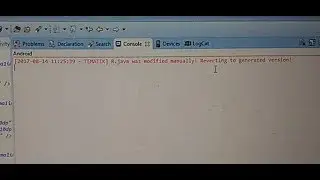 Cara Mengatasi Error R.java was modified manually! Reverting to generated version! Pada Eclipse