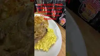 OLD SCHOOL FRIED PORK CHOPS AND SCRAMBLED EGGS #oldschoolsoulfood  #friedporkchops