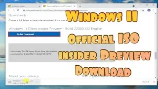 Officially Windows 11 ISO File Download in Microsoft Website.| Windows 11 Insider Preview Downlod..