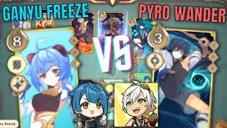 The Annoying Match (Ganyu Freeze vs Pyro Wanderer) | Genshin Impact TCG