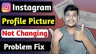 How To Fix Instagram Profile Photo Not Change | Instagram Profile Photo Next Click Nhi Ho Raha Hai