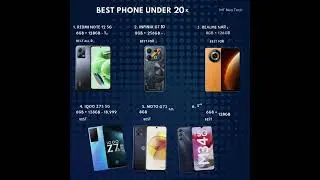 "Top Smartphones Under 20,000 in 2023: Best Picks and Analysis"  #smartphone #techreview #2023