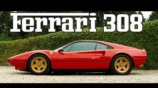 FERRARI 308 GTB VETRORESINA Fiberglass 1976 - Test drive in top gear - V8 Engine sound | SCC TV