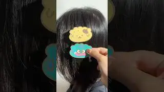 DIY Clownfish Hair Clip | NEJE MAX4 E80 | #woodlasercutter #lasercutter #neje #diycrafts #shorts