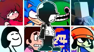 JUNKYARD but Every Turn a Different Character Sings🎙 (FNF Junkyard but Everyone Sings It)