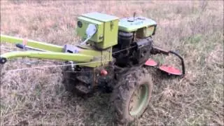 Роторная косилка для мотоблока. Переделанное крепление косилки.