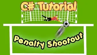 C# Tutorial - Football Penalty Goal Shootout Game in Windows Form and Visual Studio