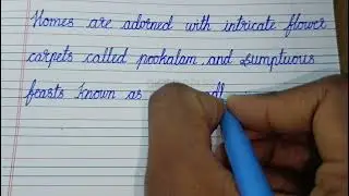 Calligraphy English | Writing beginners | Calligraphy | calligraphy tutorial | modern calligraphy