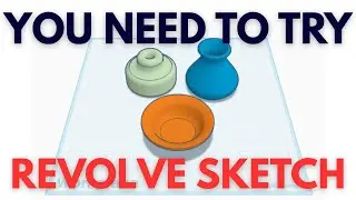 Revolve Sketch: The new tool that makes Tinkercad even better