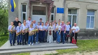 Біля Тополі - зразковий духовий оркестр Шарівської ДМШ