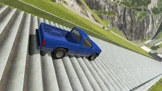 Cars vs Stairs – BeamNG.Drive
