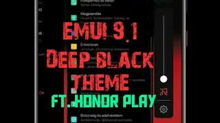 Dark theme for Huawei and honor phones EMUI 9.1\\Ft. Honor Play !!
