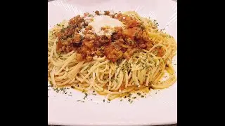 Quick and Easy Homemade spaghetti with meat (Ground Beef)