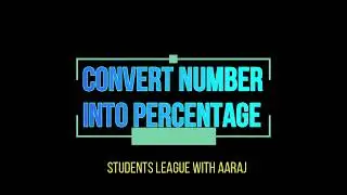 Quickly convert Numbers to Percentages in Excel | Convert Numbers to Percentage Excel tutorial.