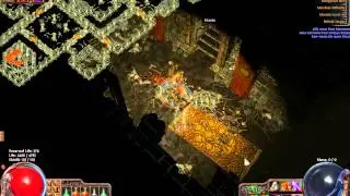 Path Of Exile Map Bosses - Overgrown Ruin lvl 66