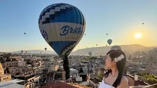 Hot air balloons experience in Cappadocia, Türkiye 🇹🇷
