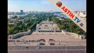 Moscow. Gorky park. park Kultury. landmarks
