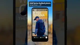 Add text in background || instagram story ideas 