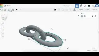 How to make a realistic link chain in Tinkercad Sim Lab
