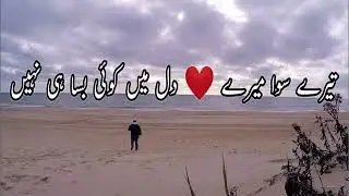 Main tujhe bhool jaon aisa kbhi hwa hi nhi [urdu poetry status] urdu shayari.