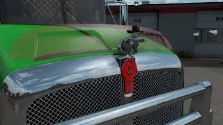 Driving around Europe in a Kenworth K108