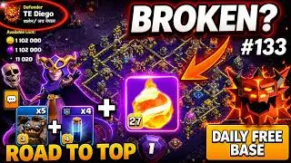 FIREBALL SUPER WITCHES Feel BROKEN After the Update| FREE TH18 BASE LINK | Daily Ranked Attacks #133